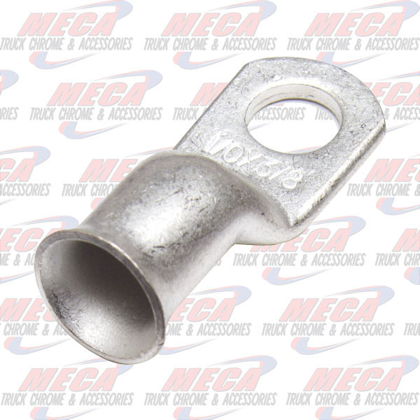 COPPER LUG, TIN, 2/0 GA, 3/8", PK 2