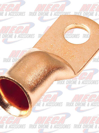 COPPER LUG, 4 GA, 1/4", PK 2