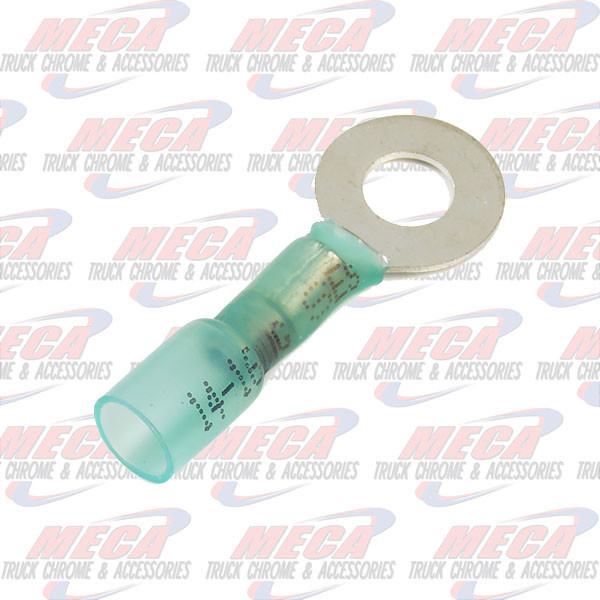 CRIMP & SOLDER RING, 16-14 GA, 1/4", PK 6