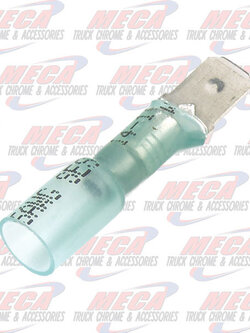CRIMP & SOLDER Q.D., 16-14 GA, .250", MALE, PK 6