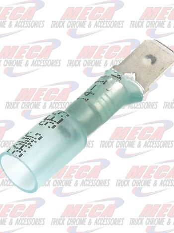 CRIMP & SOLDER Q.D., 16-14 GA, .250", MALE, PK 6