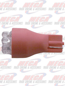 BULB 906 RED LED 2 PACK