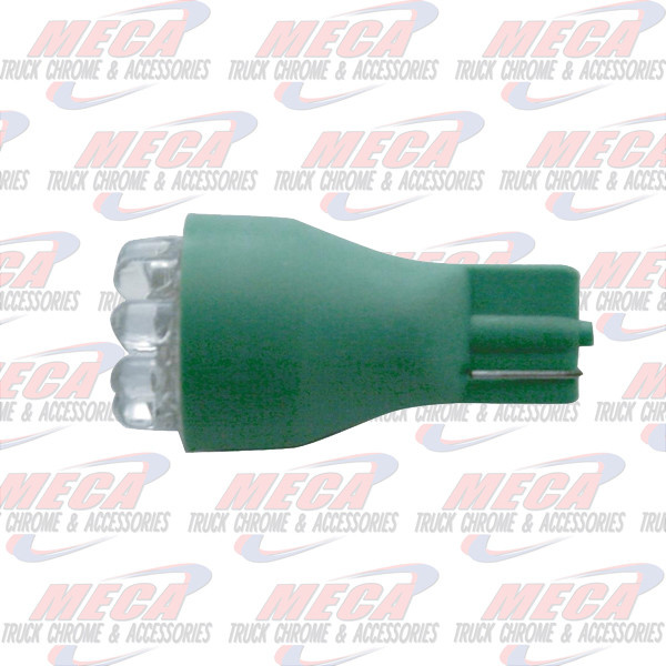 BULB 906 GREEN LED 2 PACK