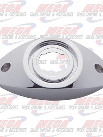 2" LIGHT MOUNTING BRACKET TWIST ON STYLE CHROME