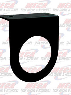 LIGHT BRACKET BLACK 1- 2.5" HOLE