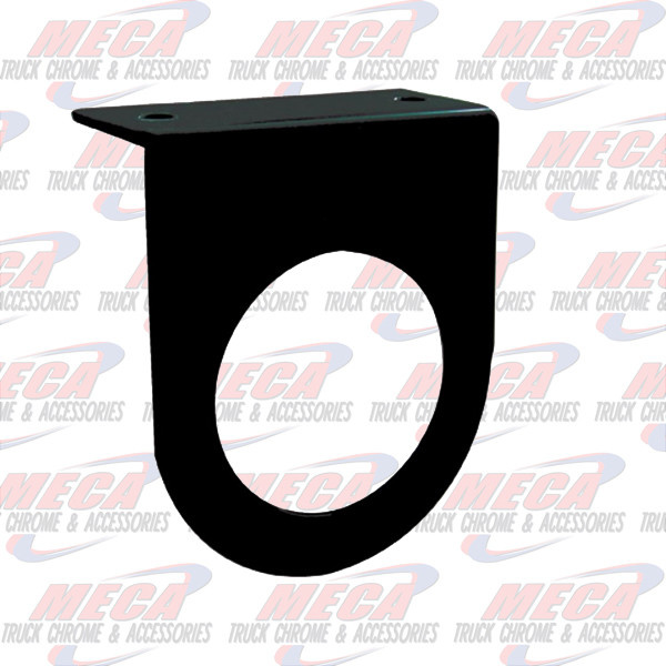 LIGHT BRACKET BLACK 1- 2.5" HOLE