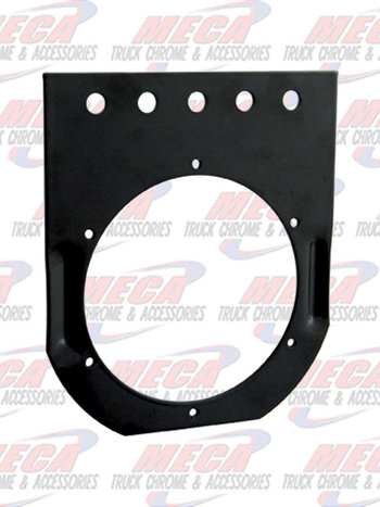 LIGHT BRACKET BLACK 1- 4" STRAIGHT