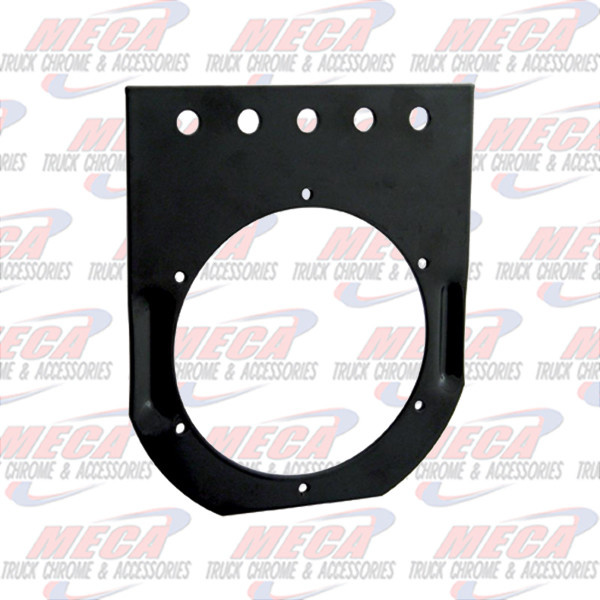LIGHT BRACKET BLACK 1- 4" STRAIGHT