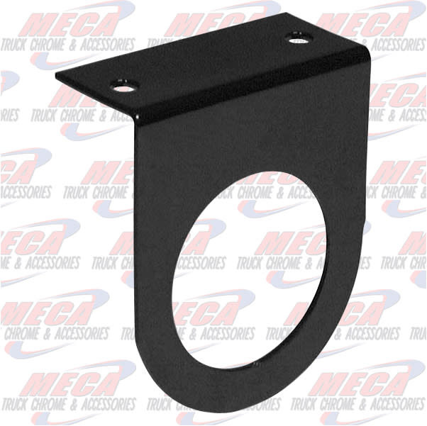 LIGHT BRACKET BLACK 1- 2.5" ROUND HOLE