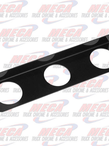 LIGHT BRACKET BLACK 3- 2.5" HOLES