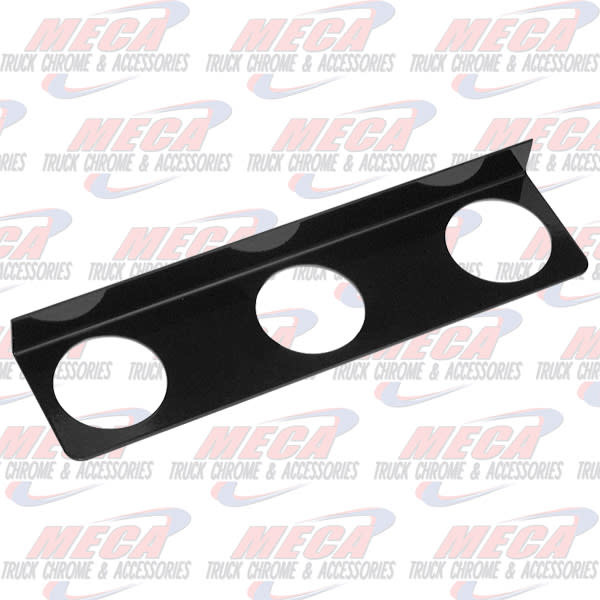 LIGHT BRACKET BLACK 3- 2.5" HOLES