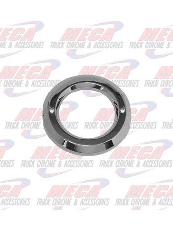 BEZEL 2'' PLASTIC CHROME LGT W/O VISOR