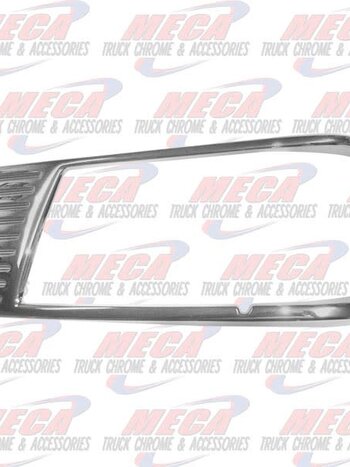 HEADLAMP BEZEL PB 377 CHROME DRIVER SIDE