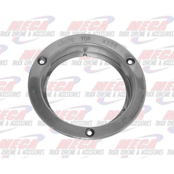 BEZEL 4" S/S SNAP IN RING RIM GROTE