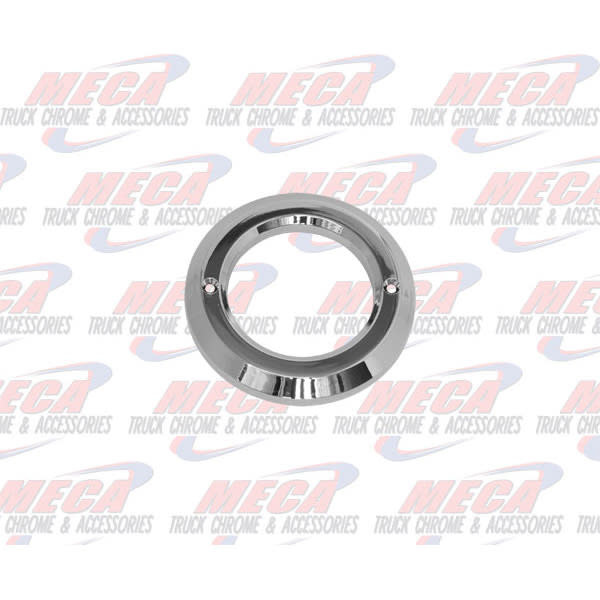 BEZEL 2'' W/O VISOR W/ SCREWS CHROME