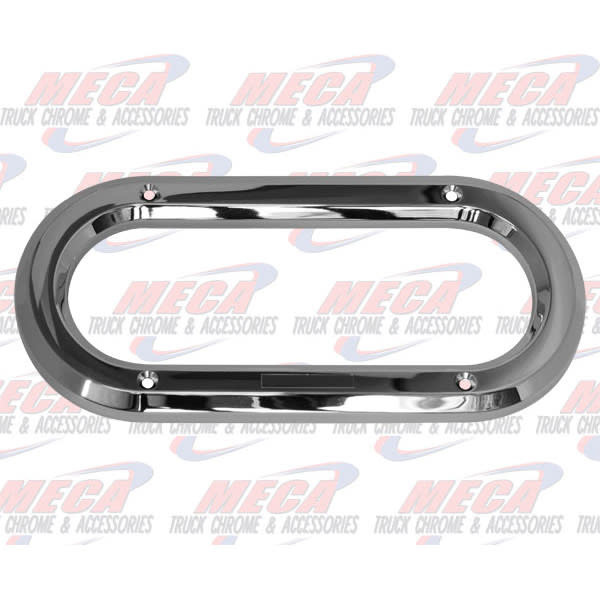 BEZEL OVAL W/O VISOR CHROME