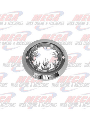 BEZEL 2'' ROUND W/ FLAMES