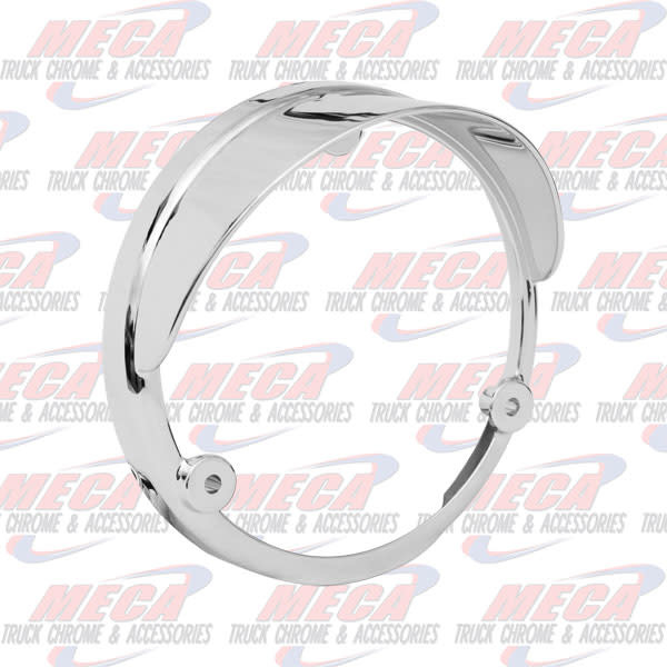 BEZEL RND LOLLYPOP W/ VISOR- SMOOTH LENS LTS