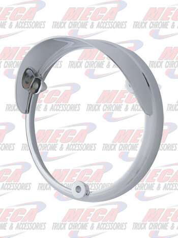 BEZEL RND LOLLYPOP W/ UP SIDE DOWN VISOR- SMOOTH L