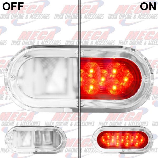 BEZEL OVAL MIRROR IMAGE