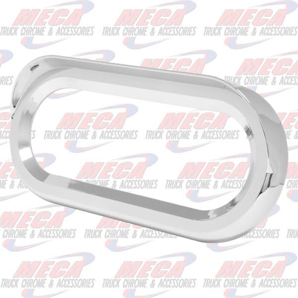 BEZEL OVAL LIGHT W/O SCREWS WITH VISOR