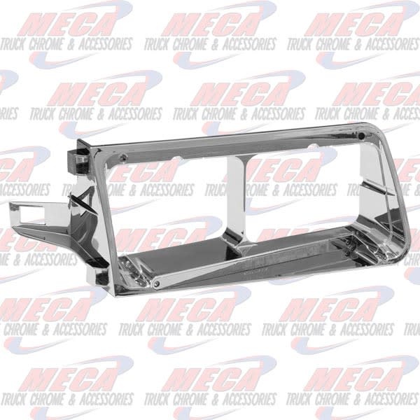 HEADLIGHT BEZEL FL FLD PASSENGER AMBER CHROME LED