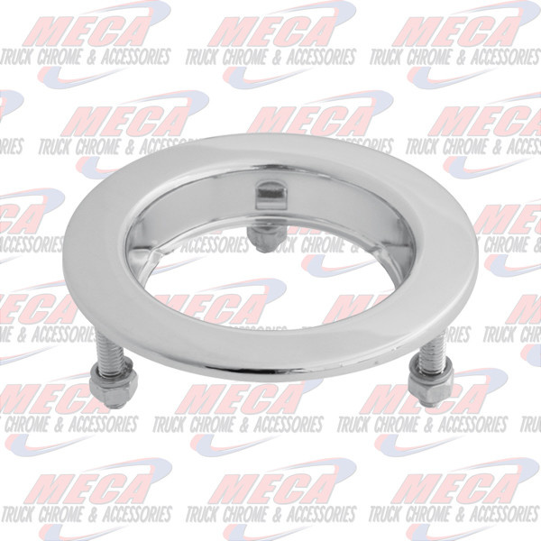 BEZEL 2'' STAINLESS STEEL FLANGE MOUNT BRACKET WITH 3 STUDS