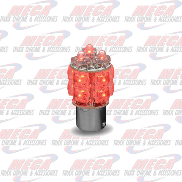 LED BULB 1157 360DE RED STOP/TAIL FUNCTION 13 LED