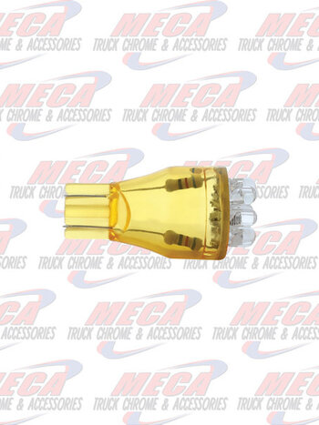 LED LIGHT BULB 912/ 921 AMBER 9 LEDS