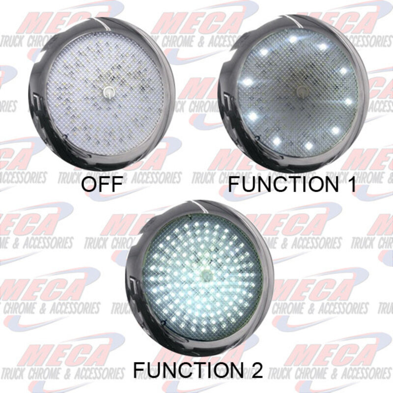 DOME LIGHT LED 5.5" ROUND W/ SOFT TOUCH SWITCH