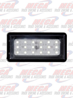 3"X6" Dome Rectangular Interior Courtesy Light  led - 530 Lumen