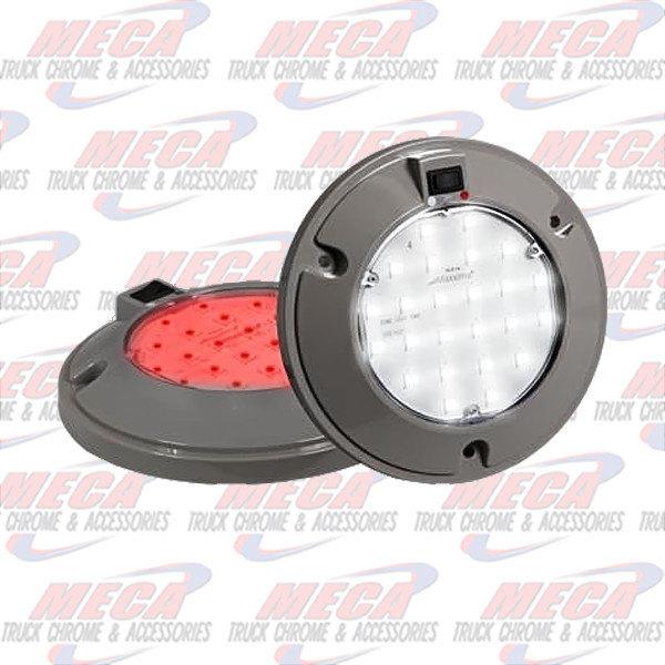 6.0" Dome Light - Three Position HI/OFF/LOWff Switch 1,200 Lumen