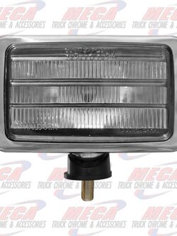 FOG LAMP KIT CLEAR FL STYLE SS W/LOUVERS