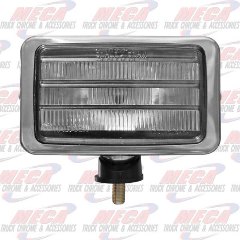 FOG LAMP KIT CLEAR FL STYLE SS W/LOUVERS