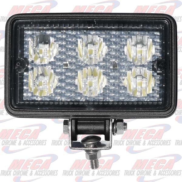 FOG LIGHT 600 LUMEN HIGH POWER LED SQD RECT SPOT