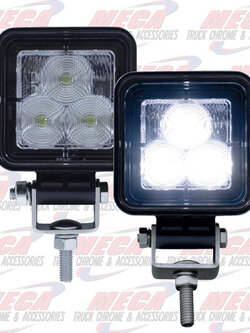 FOG LIGHT SMALL SQUARED 3 HIGH POWER LEDS