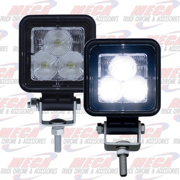 FOG LIGHT SMALL SQUARED 3 HIGH POWER LEDS