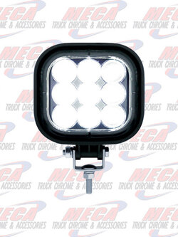 FOG LIGHT 9 LED HIGH POWER SQUARE 1580 LUMENS 3W