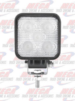 FOG LIGHT SMALL 3" SQUARED WITH BRACKET & SCREW
