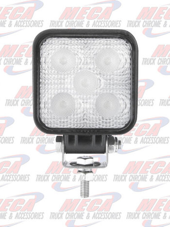 FOG LIGHT SMALL 3" SQUARED WITH BRACKET & SCREW