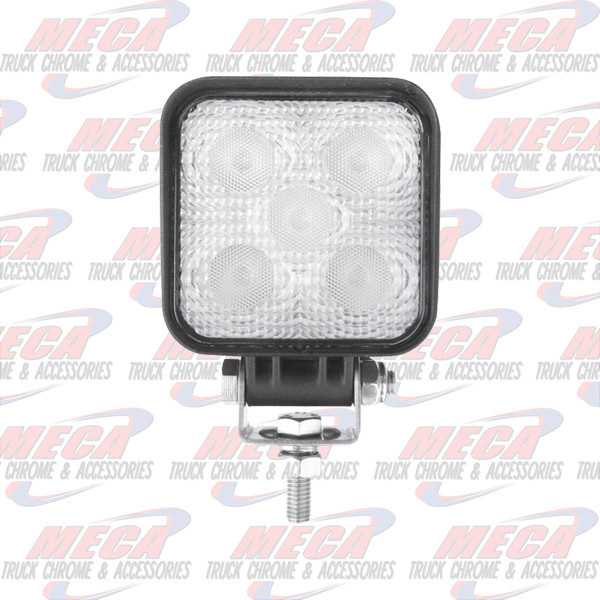 FOG LIGHT SMALL 3" SQUARED WITH BRACKET & SCREW