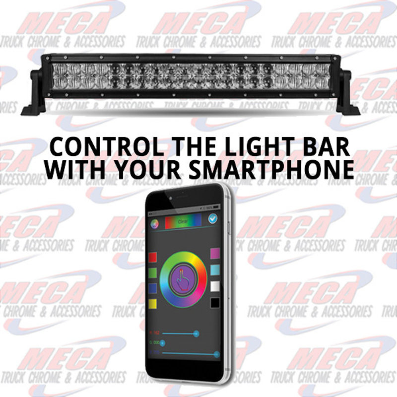 LED LONG WORK LIGHT BAR 21.5" 7200 LUMENS MULTICOL