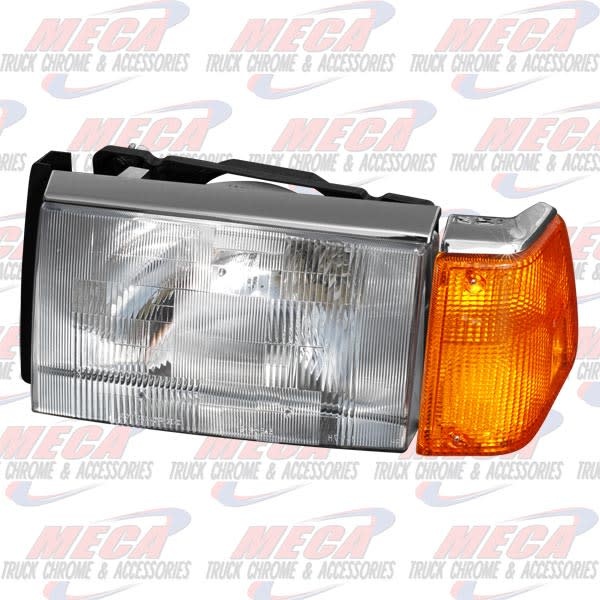 HEADLIGHT & TURN SIGNAL ASSEMBLY VOLVO WHT DVR