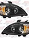 HEADLIGHT ASSEMBLY SET FL COLUMBIA 04-11 BLACK W/ PROJECTOR