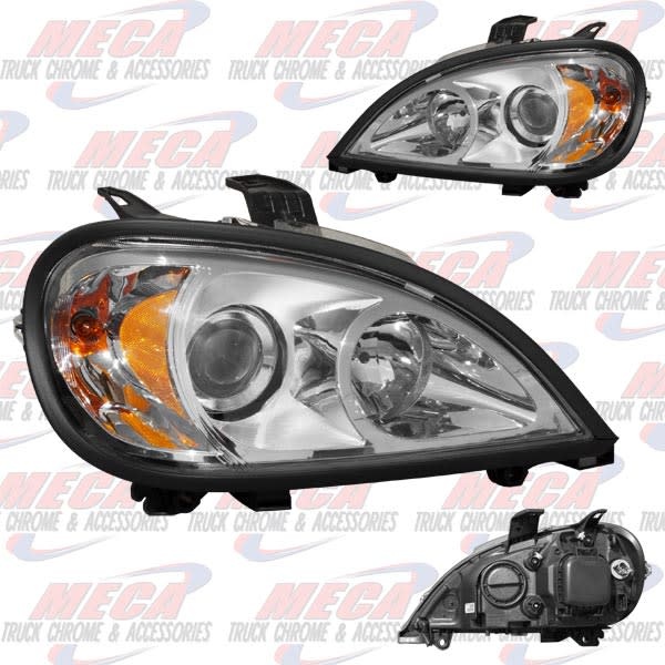 HEADLIGHT ASSEMBLY SET FL COLUMBIA 04-11 CHROME W/PROJECTOR