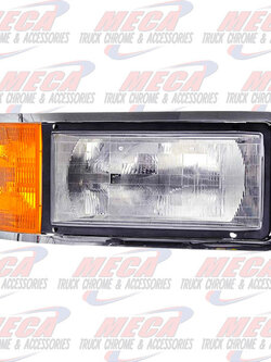 HEADLAMP LEFT DRIVER HOUSING MACK CH WITH TURN SIGNAL
