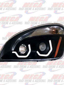 UNITED PACIFIC HEADLIGHT ASSEMBLY FL CASCADIA DRIVER SIDE "BLACKOUT" HALO