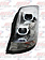 HEADLAMP ASSEMBLY VOLVO W/ ROUND HALO DRIVER SIDE CHROME PROJECTION