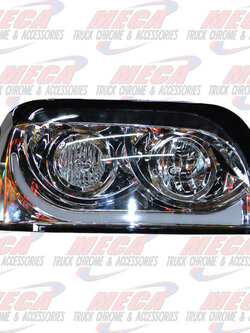 HEADLIGHT COMPLETE KIT FL CENTURY CHROME PASSENGER SIDE AUDI STYLE