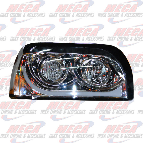 HEADLIGHT COMPLETE KIT FL CENTURY CHROME PASSENGER SIDE AUDI STYLE